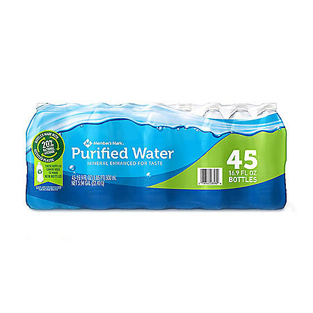 Member's Mark Purified Drinking Water (16.9 fl. oz, 45 pk.)