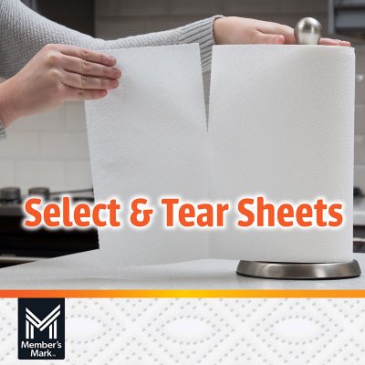 Member S Mark Premium Full Sheet 2-Ply Paper Towels, Huge Rolls