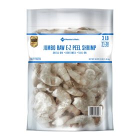 Frozen Raw Easy Peel (21/30 shrimp, 3 lbs.)