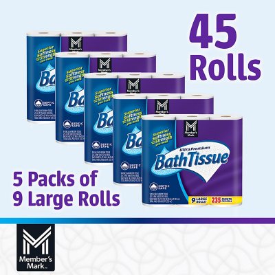 Great Value Soft & Strong Premium Toilet Paper, 12 Mega Rolls 