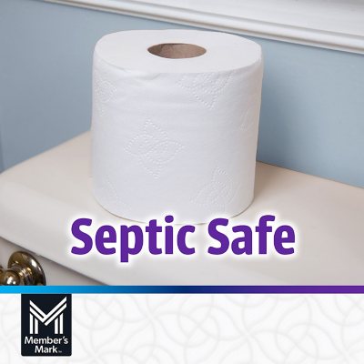POM Bath Tissue, Septic Safe, 2-Ply, White (473 sheets/roll, 45