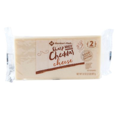 Member's Mark Sharp White Cheddar Chunk Cheese (32 oz.) - Sam's Club