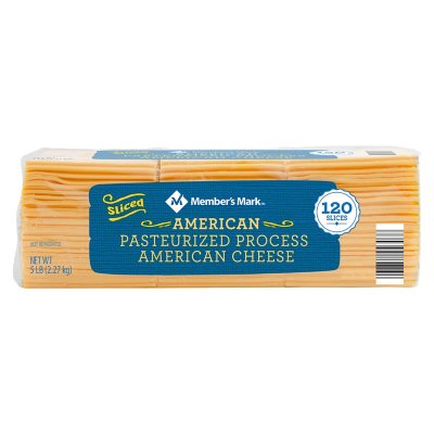 Member's Mark American Cheese (5 lbs., 120 slices) - Sam's Club