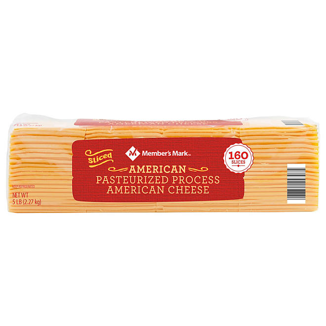 Member's Mark American Cheese 5 lbs., 160 slices