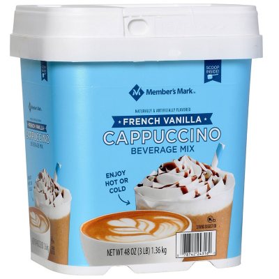 Member S Mark French Vanilla Cappuccino Beverage Mix 48 Oz Sam S Club