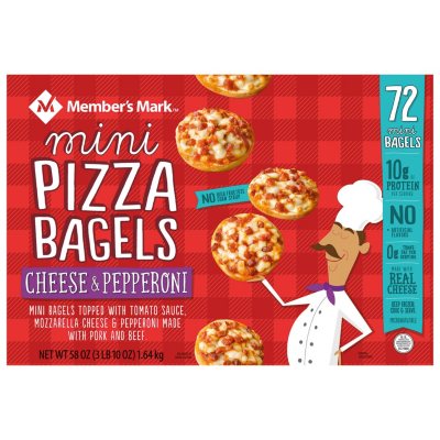 Member's Mark Mini Pepperoni Pizza Bagels (72 ct.) - Sam's Club