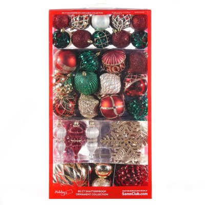 Member\'s Mark Shatterproof Ornaments Classic Collection, Upstate ...