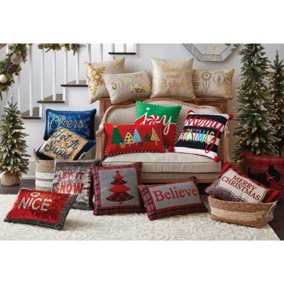 Member's Mark Festive Holiday Pillow (Assorted Styles) - Sam's Club