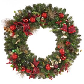 Member S Mark 48 Premium Decorated Gate Wreath