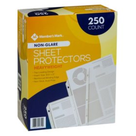 Member S Mark Heavyweight Sheet Protectors Select Type 250 Ct