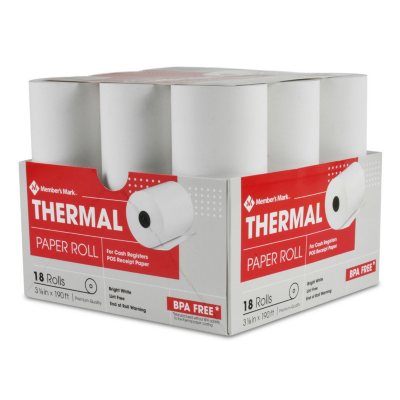 3 Pack Thermal Add Roll Paper