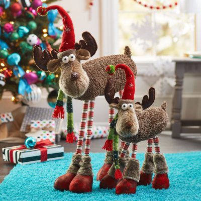 Member\'s Mark Plush Holiday Moose, Set of 2 - Sam\'s Club