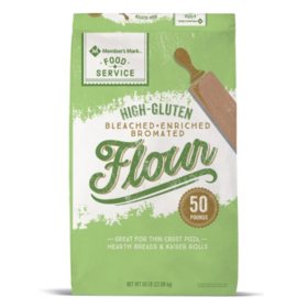 Member's Mark High-Gluten Flour, 50 lbs.