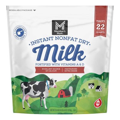 Powdered Whole Milk - 5 lb Bulk Size - Dry Milk Powder - Dried for Emergency L