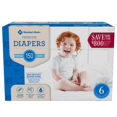 diapers at sams
