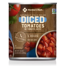 Member's Mark Diced Tomatoes in Tomato Juice, 102 oz.