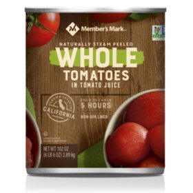 Member's Mark Whole Peeled Tomatoes In Tomato Juice (102 oz.)
