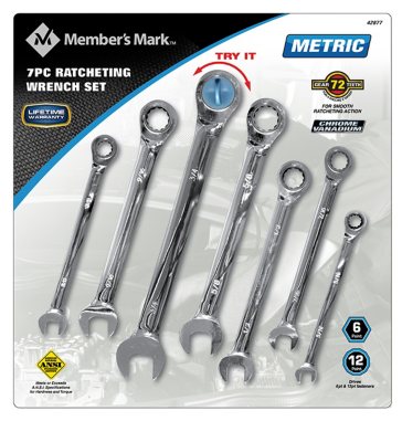 Details about   Partsmaster ratchet wrench set SAE & Metric 25 PCS 