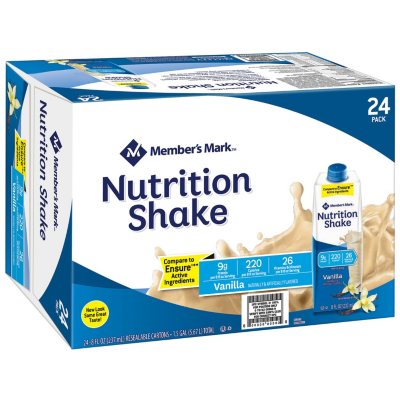 Member's Mark Nutritional Shake, Vanilla (8 oz., 24 ct.) - Sam's Club