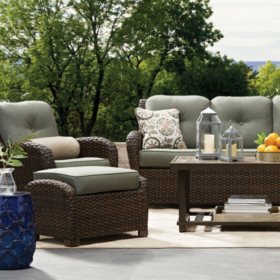 Member S Mark Agio Chelsea Sunbrella Seating Set Sage Sam S Club