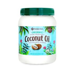 Member's Mark Organic Virgin Coconut Oil, 56oz.