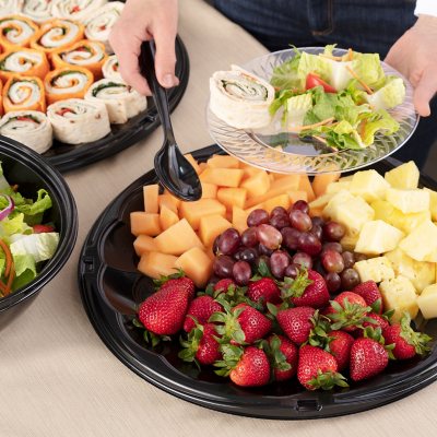 Visions Catering Trays with Lids - 16 (Bulk 25/Case)