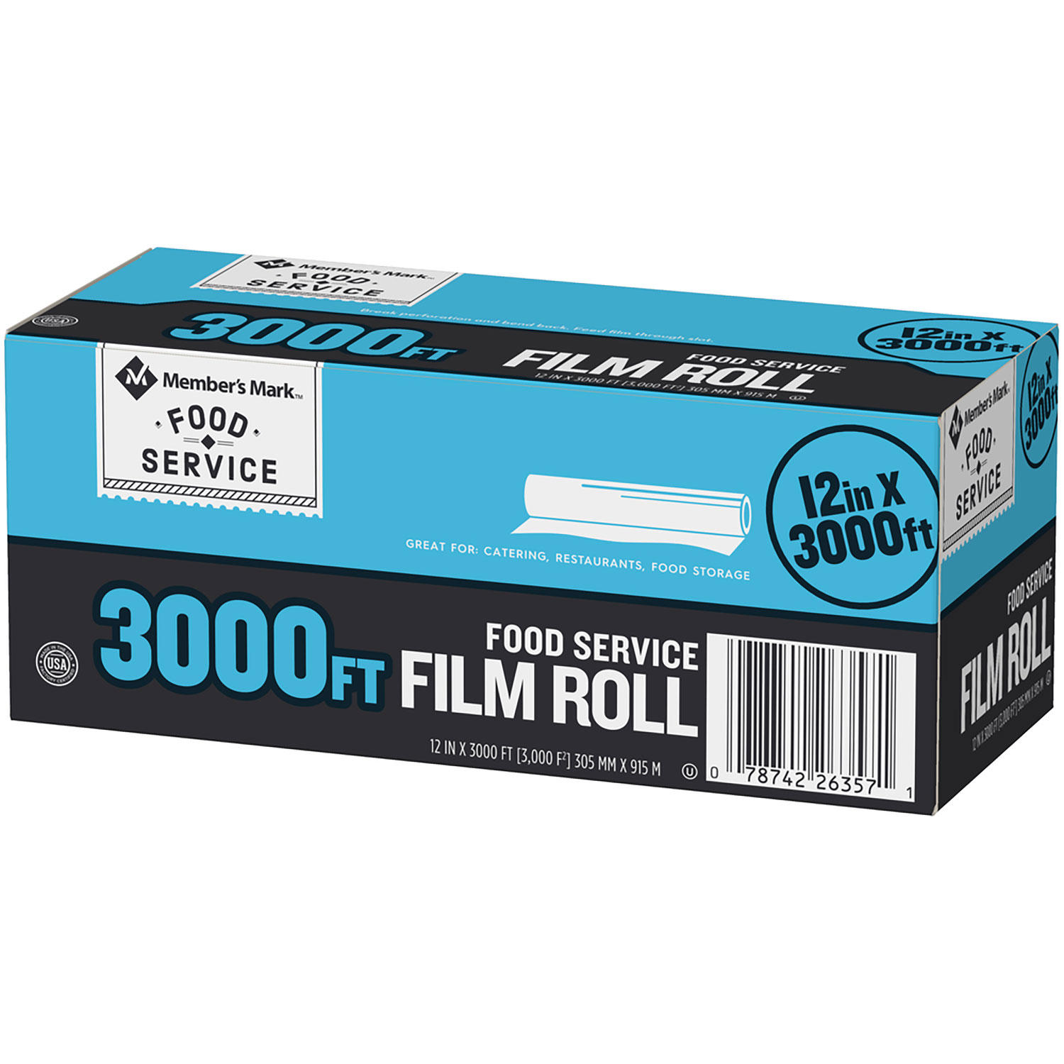 Member's Mark Foodservice Film (12' x 3,000')