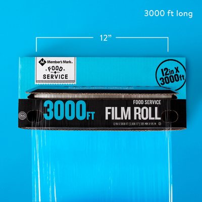 Members Mark Daily Chef Plastic Food Saran Storage Film Wrap 12 X 3000 ft. 