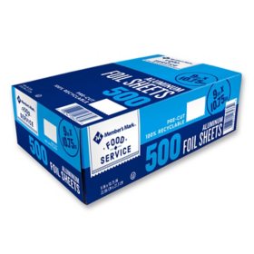 Reynolds Foodservice Aluminum Foil Sheets 500 Count 12 X 10.75 Inch for  sale online