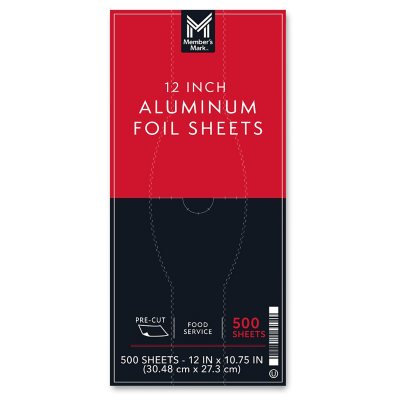 FOIL/ Aluminum Foil Sheets 9 x 10.75, 500 Sheets/box, 6 Boxes/case-F –  Croaker, Inc