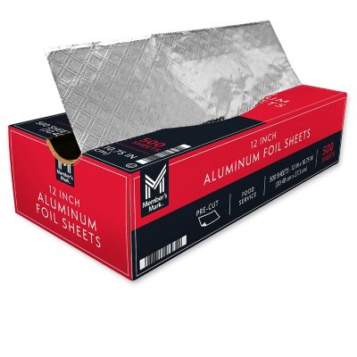 individual aluminum foil sheets