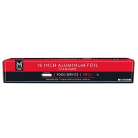 Member's Mark Standard Foodservice Aluminum Foil 18" x 500 ft.