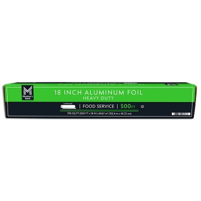 Rhino Aluminum Heavy Duty Aluminum Foil | Rhino 12 x 350 sf Long Roll, 25  Microns Thick | Commercial Grade & Extra Thick, Strong Enough for Food