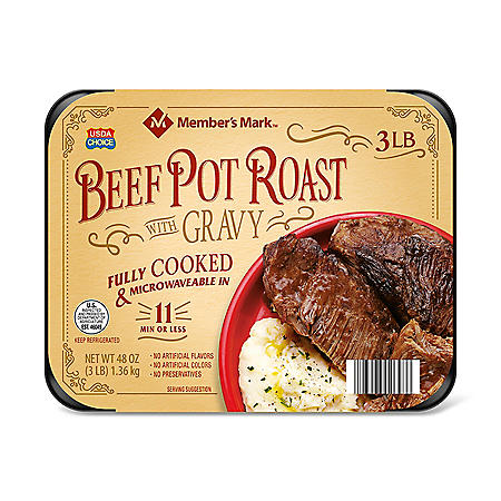 Member's Mark Beef Pot Roast, Fully Cooked (3 lbs.)
