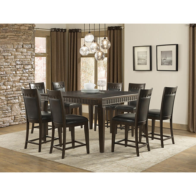 Member's Mark Madison 9-Piece Counter-Height Dining Set