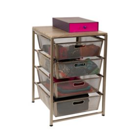 Member S Mark 4 Drawer Steel Mesh Organizer Sam S Club