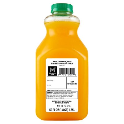 Pet 100% Pure Orange Juice - 1 gallon jug - Sam's Club