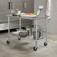 Member's Mark Commercial Stainless Steel Worktable, 48" W x 30" D x 37”H