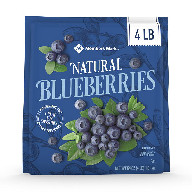 Member's Mark Natural Frozen Blueberries 64 oz.