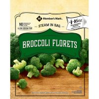 Member's Mark Steamable Broccoli Florets (1 lb. bags, 4 pk.)