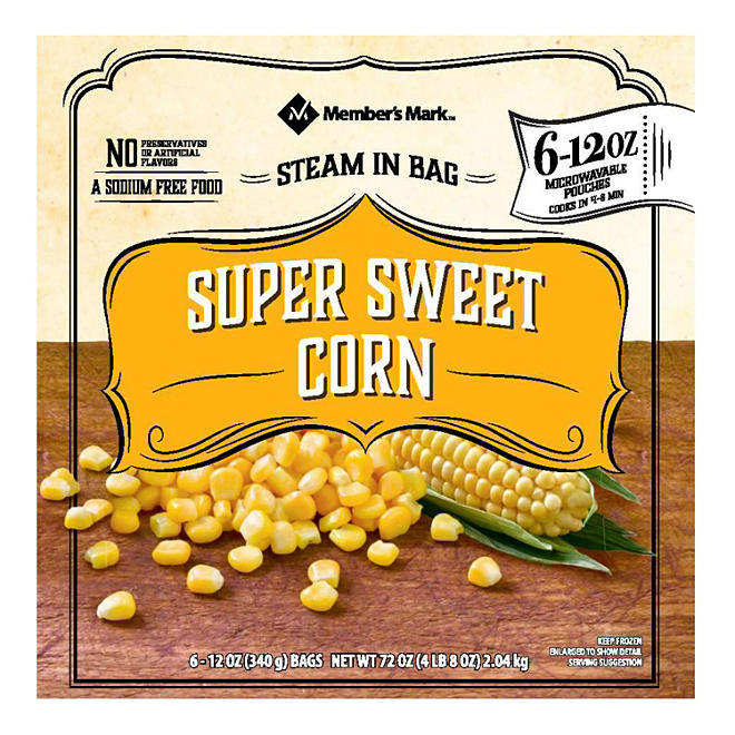 Member's Mark Super Sweet Cut Corn (12 oz. pouches, 6 ct.)