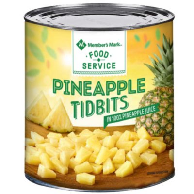 Member's Mark Pineapple Tidbits 107 oz. can