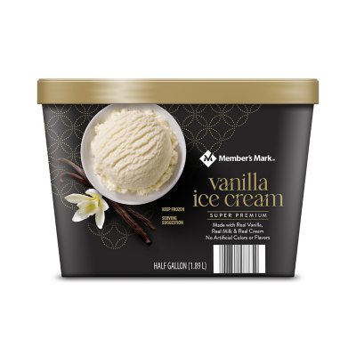 Member S Mark Super Premium Vanilla Ice Cream Half Gallon Sam S Club