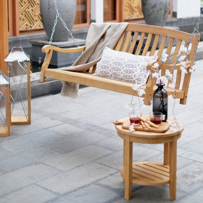 Member's mark deals teak porch rocker