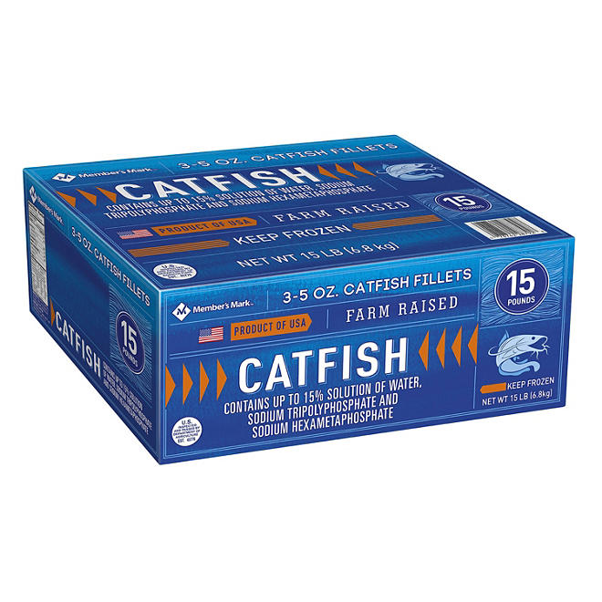 Member's Mark Catfish Fillets, Bulk Wholesale Case (15 lb.)