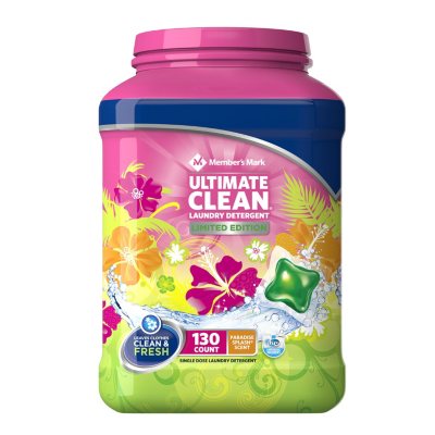 Member's Mark Ultimate Clean Laundry Detergent, Paradise Splash (130 ct