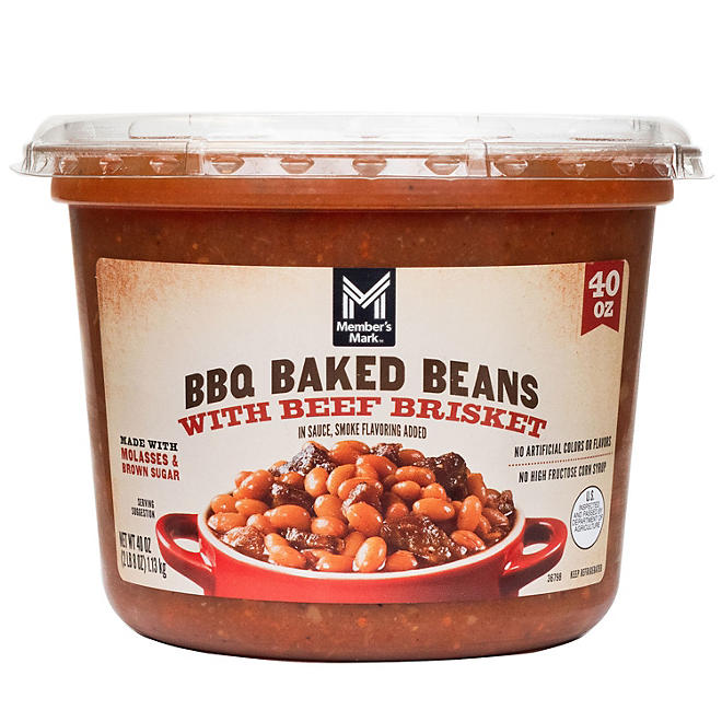 Member's Mark BBQ Baked Beans With Brisket 40 oz.
