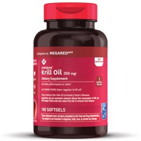 Member's Mark Antarctic Pure Krill Oil, 350 mg (180 ct.)