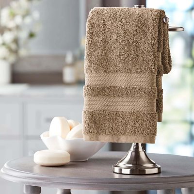 Gray pack of 2 Hotel Premier Collection 100% Cotton Luxury Bath Towel 