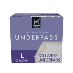 Member's Mark Total Protection Incontinence Underwear for Women Size Large  72 ct